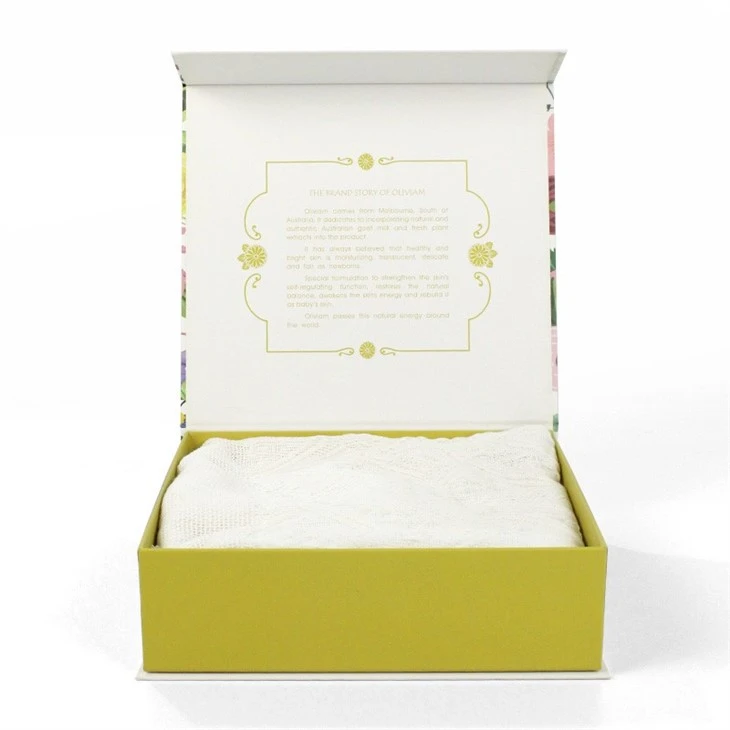 High-end Cosmetics Gold Foil Gift Box best